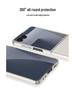 GKK Однотонный противоударный ПК-чехол для Samsung Z Flip7 - Большое окно, Ощущение кожи, Трансграничный, Защита складного экрана