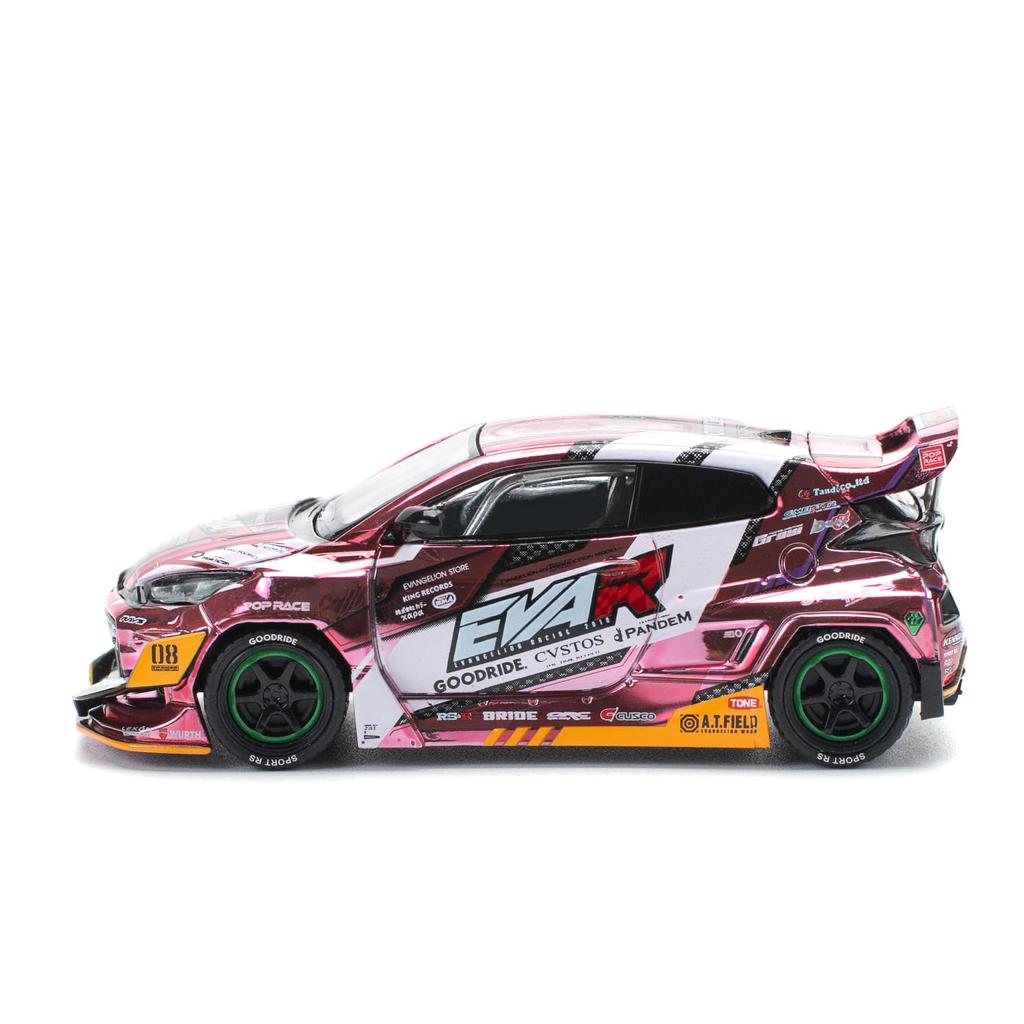 POP RACE Eva RT Unit 8 GOODRIDE GR Yaris PR640220 1/64 (Готовая модель)
