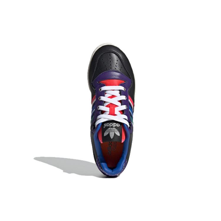adidas Rivalry Low 'Черный Фиолетовый Красный' Женские FW9618