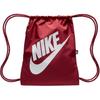 Nike Сумка-мешок Heritage 1 л для розыгрыша в Новом году Портативный универсальный тканевый рюкзак Женский рюкзак Глубокий-Командный-Красный Белый DC4245-613