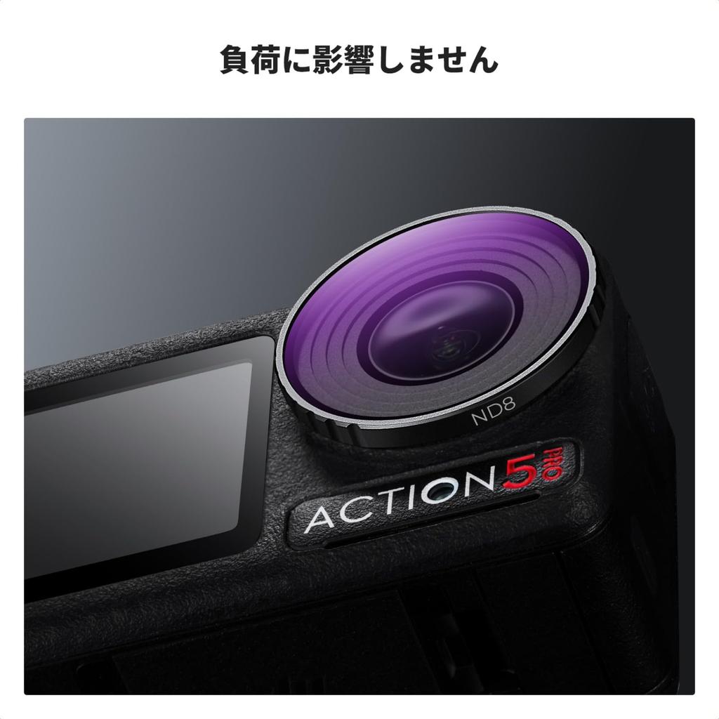 Фильтр нейтральной плотности для DJI Osmo Action PRO Фильтр нейтральной плотности Фильтр для объектива Защита объектива Оптическое стекло AGC Защитный фильтр с высоким коэффициентом пропускания 28