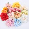 5Pcs Artificial Flowers 7.5cm Fake Flowers Heads for Home Room Dceor Garden Wedding Marriage Decoration Garland Gifts Accessory