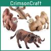 Lifelike Pvc Animal Figurines Collection With Water Buffalo Sloth And Camel Designs