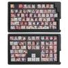108 ключей/набор, индивидуальный OEM-профиль, непрозрачные колпачки для ключей с аниме-темами, PBT, сублимационные колпачки для ключей для механической клавиатуры