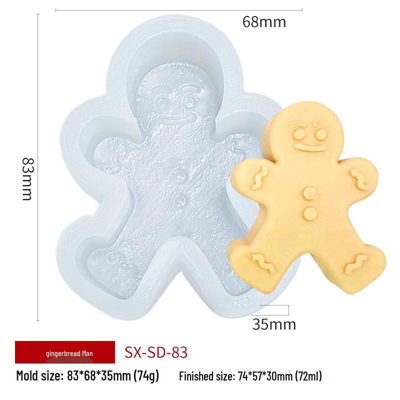 Силиконовая форма для ароматической свечи и мыла «Рождественская елка Вэньсинь»