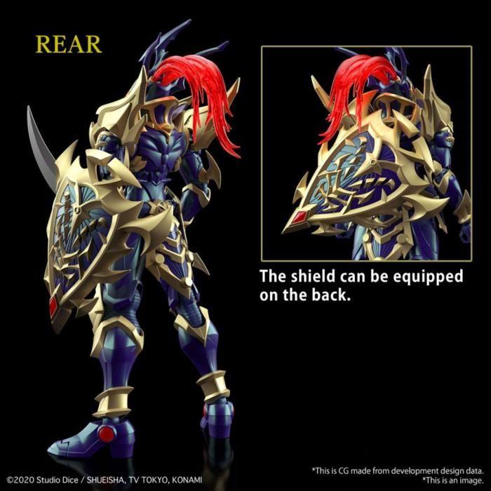 Maquette - yu gi oh - black luster soldier amplified - sans colle - sans peinture - 10 ans et plus