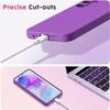 Protective Case - BOOLING - for Samsung Galaxy A17 4G/5G - Lightweight Shockproof Thin Silicone - Purple