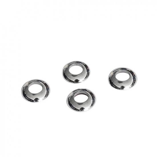 BMW 3 Series E36 E90 F30 4pcs Metal Chrome Car Door Lock Pin Surround Cover for BMW 3 Series E36 E90 F30 | Left | Self-Adhesive