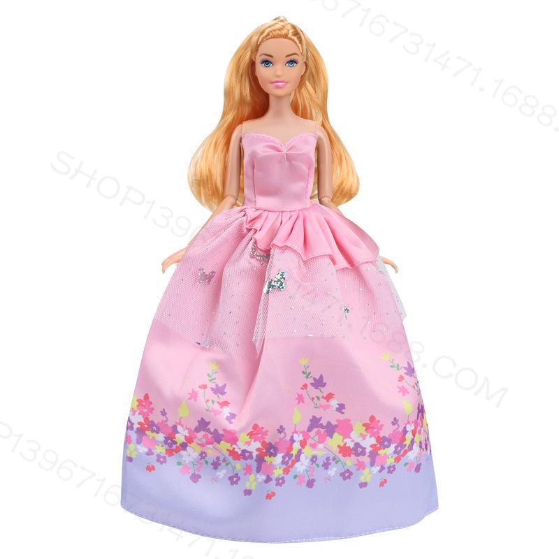 Кукольный свадебный набор 30 см: Юбка с длинными рукавами, разные стили, 10 шт., упаковка 5 шт.. Идеально подходит для игрового домика для девочек!