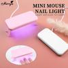 monja Мини-сушилка для дизайна ногтей, 6 Вт, УФ-гель-лак, лампа для отверждения натощак, портативная складная светодиодная USB-зарядка, домашние маникюрные машины «сделай сам», инструменты