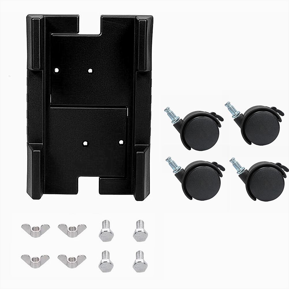 Напольная подставка для мобильного настольного компьютера с вращающимися колесами, регулируемая ширина, держатель для ПК (черный)