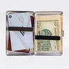 Винтажный держатель для карт Тонкий металлический чехол Карманный корпус из нержавеющей стали Кошелек Защитный чехол для кредитных карт для мужчин женщин Визитница