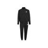 Value Range Tracksuit Comfortable Soft Long Sleeve Jacket Fashionable Versatile Cuffed Pants Casual Sports Set Unisex Tracksuit Black JZ1155