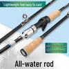 Carbon Fiber Universal Lure Rod, Medium-Fast, M Hardness, Straight Handle, Long-Distance Casting.