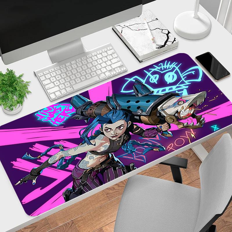 1Pc Anime Battle Gaming Mouse Pad Keyboard Desk Mat Non-slip Rubber Lock Edge Waterproof Computer Mousepad for Office Home Decor S1877