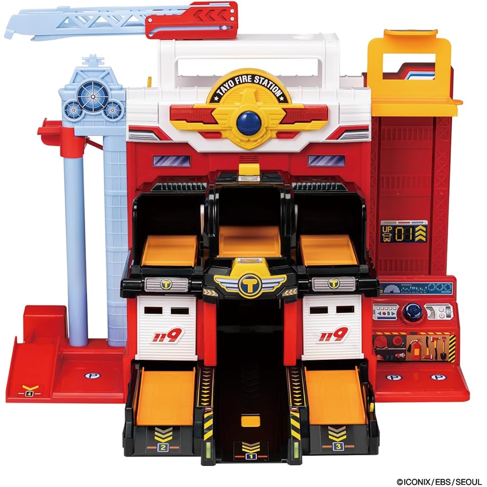 Игровой набор Bandai Tayo «Движущаяся пожарная станция» для детей от 3 лет
