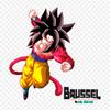 Patches For Clothes Bag Iron On Thermal Stickers Super Saiyan 3 Vegito Gogeta Goku Pattern Washable Heat Transfer