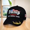 Бейсболка Trump 2024 года Кепка дальнобойщика Дышащая модная бейсболка Спасите Америку снова Вышитая кепка папы для мужчин и женщин