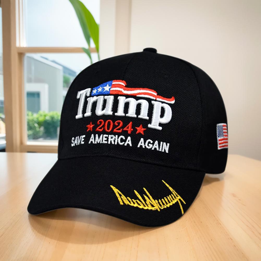 Бейсболка Trump 2024 года Кепка дальнобойщика Дышащая модная бейсболка Спасите Америку снова Вышитая кепка папы для мужчин и женщин