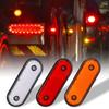 20LED Truck Side Marker Lights with Bracket Side Lights Trailer Tractor Van Clearance Lamp Warning Light External Lamp 12V-24V