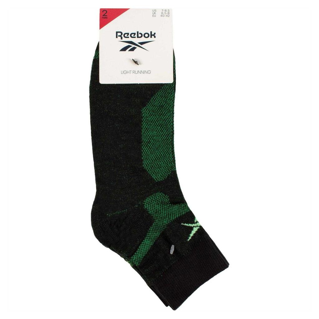 Reebok Unisex Adult Sports Light Camouflage Running Ankle Socks (Pack of 2)