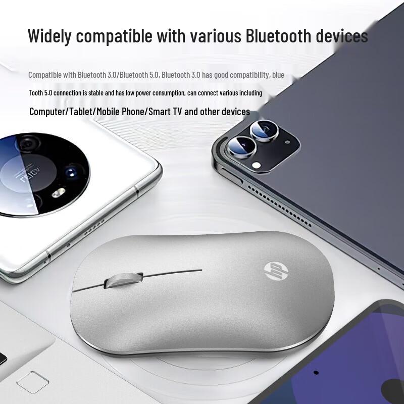 HP DM10C Wireless Bluetooth Dual-Mode Rechargeable Mouse