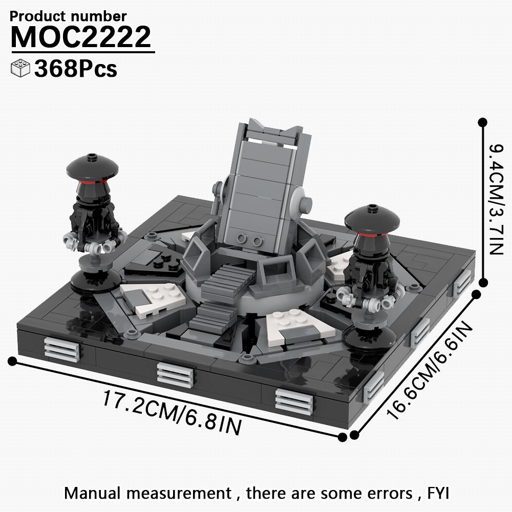 MOOXI Серия «Космические войны» Сценарная модель MOC Кирпич DIY Диорама Взрослые Детские Игрушки Набор строительных блоков Монтессори Подарки Украшение