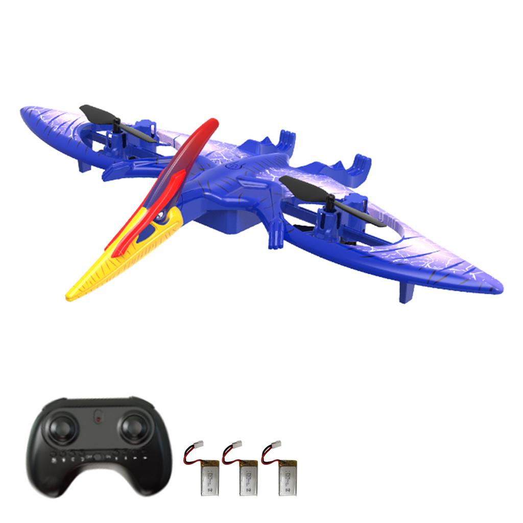 Дрон с дистанционным управлением, 2,4G безголовый квадрокоптер с дистанционным управлением для мальчиков и девочек, перезаряжаемый