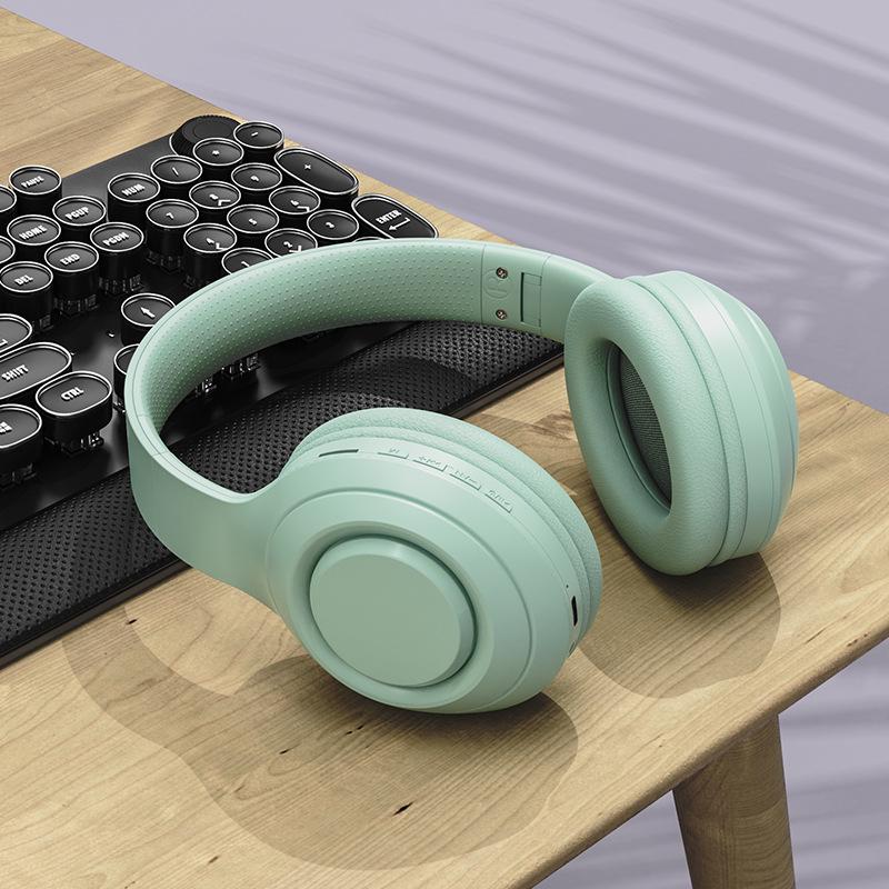 Wireless Over-Ear Bluetooth Headphones with Long Battery Life, Heavy Bass, and Call Functionality