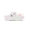 Crocs Классические клоги Язык цветов ЭВА Корейский минималистичный стиль Удобные и элегантные туфли-клоги Унисекс в цвете таро-пурпурный