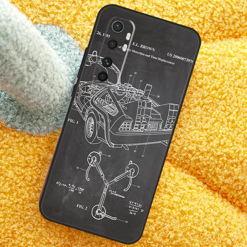Чехол 'Назад в будущее' Машина времени для Xiaomi 15 Ultra 14 13T 14T 15T 17 Pro Max Чехол для POCO X7 Pro X5 X6 F5 F6 F7 F8