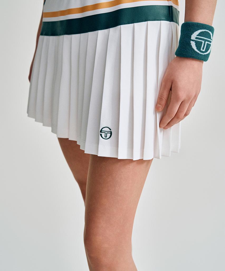 SERGIO TACCHINI Женская плиссированная юбка Mc Scratch Staff (белый)
