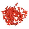 100pcs Orange Carrot Button 4 Sizes DIY Cute Wood Buttons for Crafting Sewing Christmas with 2