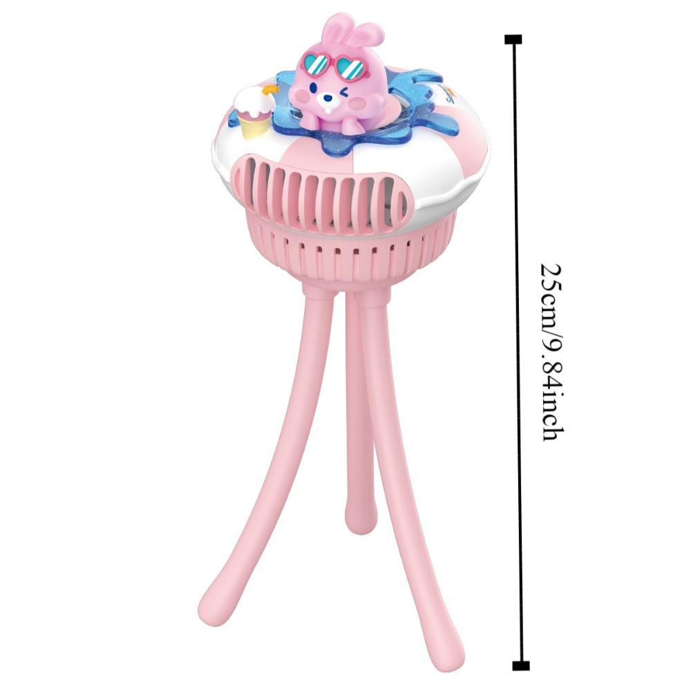 USB Rechargeable Portable Baby Stroller Fan Octopus Handheld Electric Fan  Kids Pram