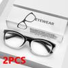 2pcs Autofocus Presbyopia Glasses High-definition Universal Reading Glasses For Men and Women