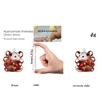 2D Plane Box 24 Double-sided Printing Pendant Countdown Calendar 24-day Christmas Advent Calendar Acrylic Plane Pendant Blindbox