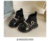 2025 Autumn/Winter Children's Ankle Boots: Leather First Walker Sock Boots for Girls