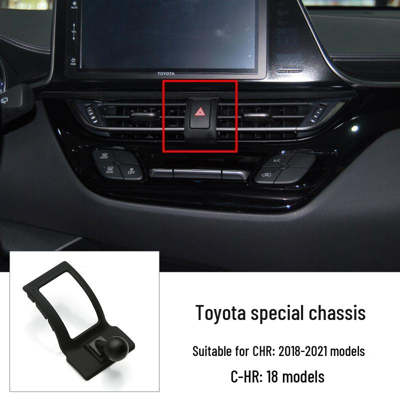 Автомобильный держатель для телефона для Toyota Camry 6-го поколения, Corolla, Highlander - Аксессуар с клипсой
