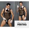 Нижнее белье для мужчин, нижнее белье для геев, сексуальное сетчатое боди на груди, бандаж, цельный костюм для секса для взрослых