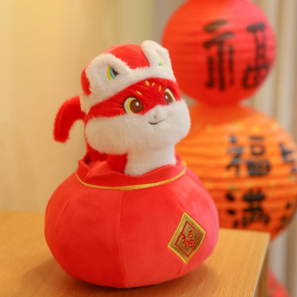 Мягкая игрушка Змея с длинным хвостом Год Змеи Большие глаза Счастливая змея Кукла Плюшевые игрушки Новогодние подарки