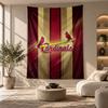 Decorative Tapestry,St. Louis Cardinals Printed Wall Art, Lightweight Wall Hanging For Bedroom Background