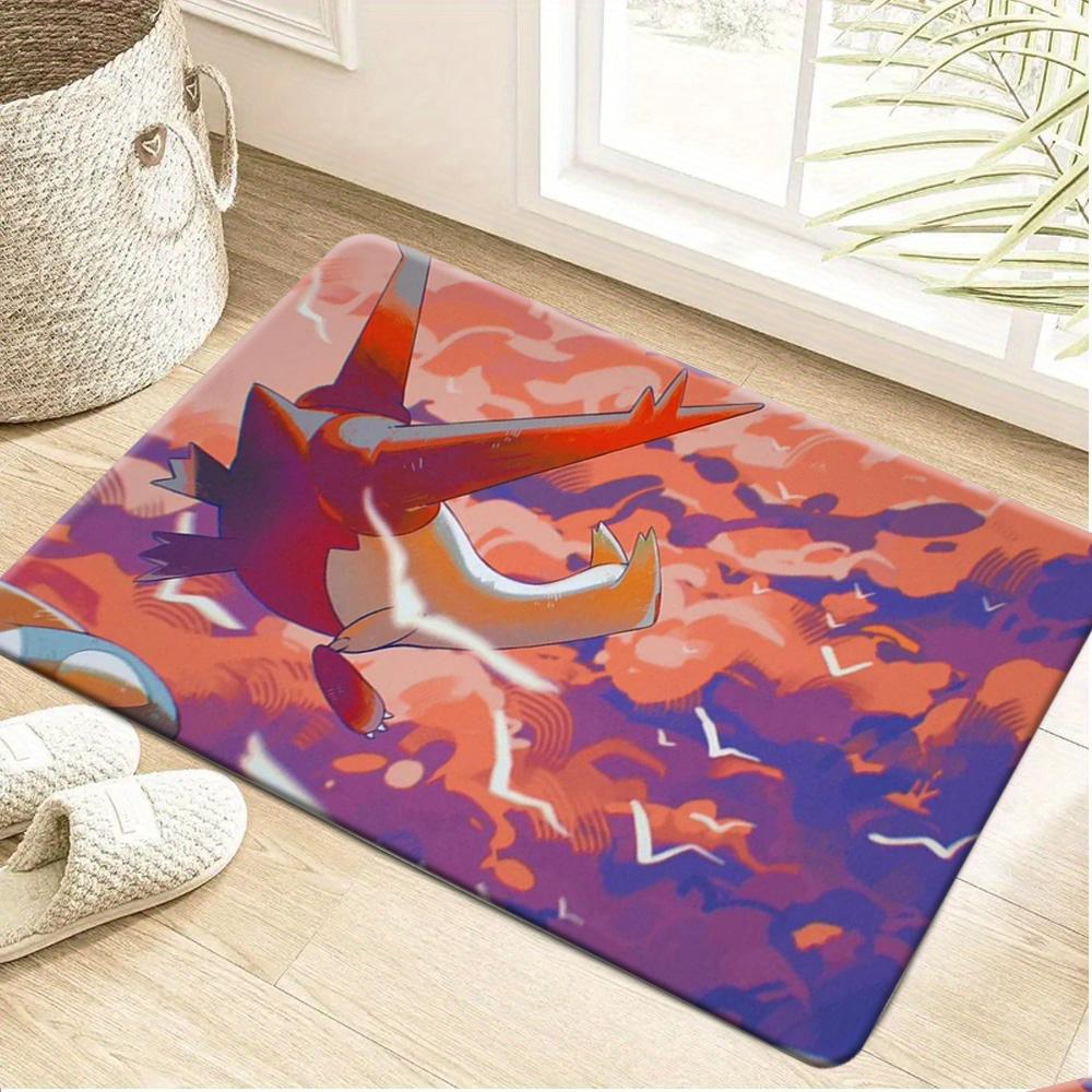Pokemon Lucario Aura Sphere Print Non-Slip Floor Mat Doormat