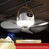 Wireless Remote Ceiling Fan with USB Night Light - Portable for Dorms, Camping, Bedrooms