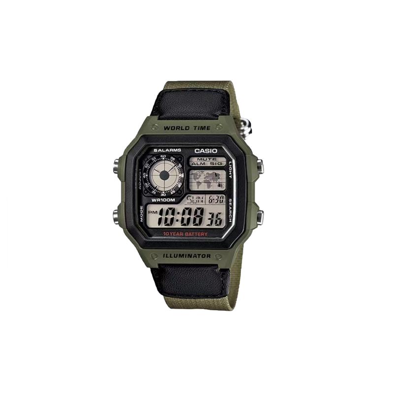 Casio Кастомизированные часы модифицированная серия Ван Гог водонепроницаемые и ударопрочные AE-1200WHD-1A модифицированные Night AE-1200WHD-1A(Watch5-GaiZhuang-YeXunZhe·Xing)