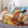 Cute Eevee  Print Flannel Blanket, High quality Comfortable for All Seasons, Home Decor, Warmth and Comfort
