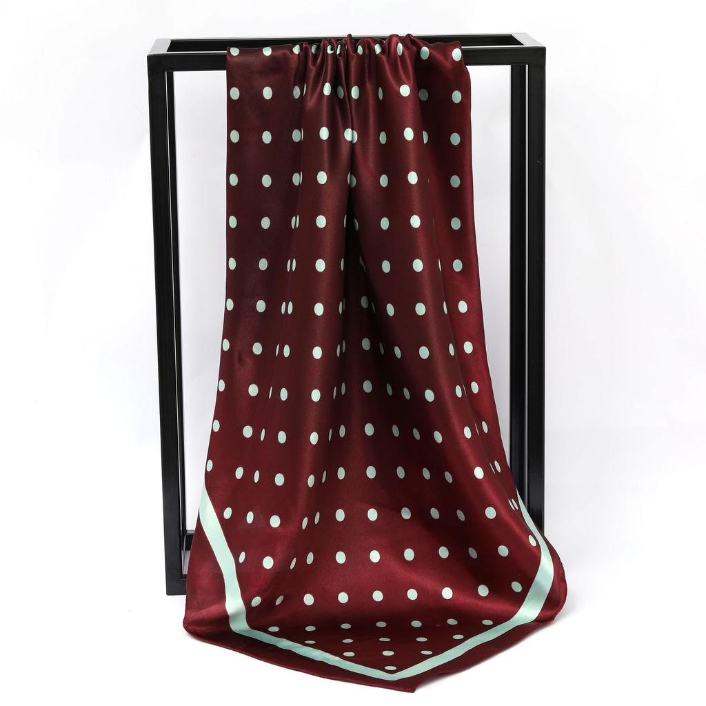 High-quality Luxurious Silk Scarves Headband Scarfs Neck Scarf For Women Chain Silk Scarf Women's Decorative Shawl