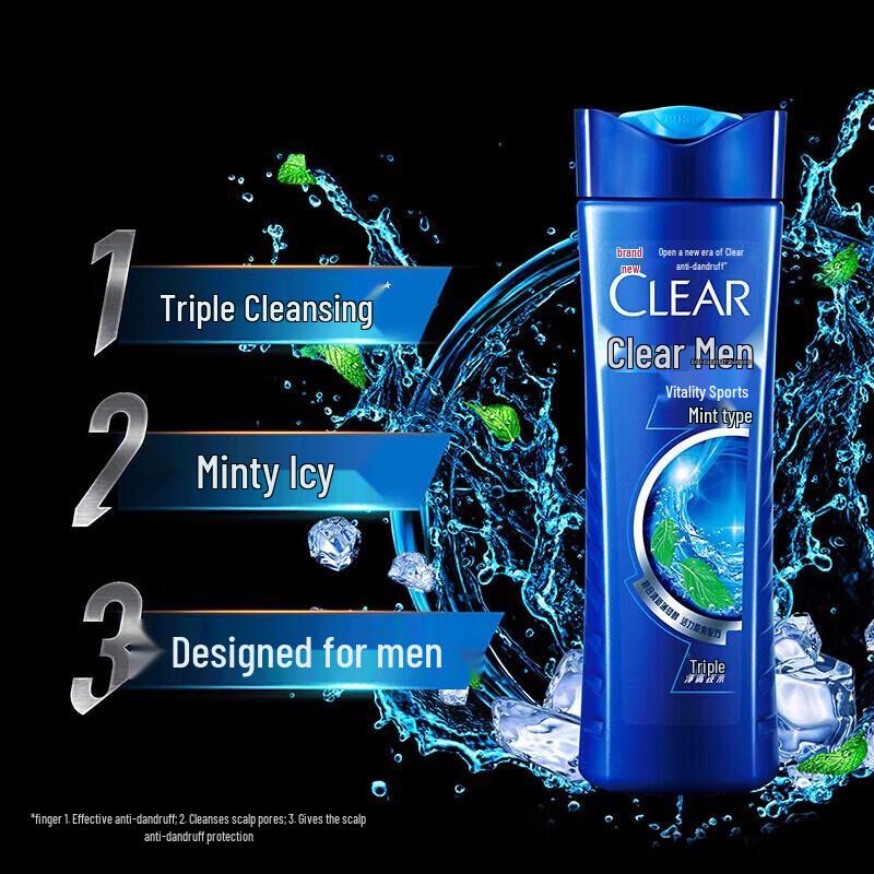 Шампунь против перхоти Clear Men Active Sport Мята