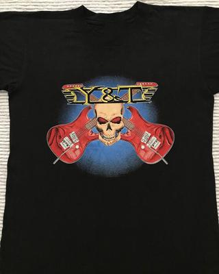 Мужская футболка Y&T Band Lipstick and Leather Cotton Black S234XL