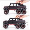 1/22 Benz G63 AMG 6x6 V12, внедорожная черная модель пикапа, игрушечный автомобиль из цинкового сплава со звуком и светом для детей, подарок для мальчиков и девочек