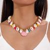 Summer New Beach Vacation Style Shell Starfish Pendant Necklace for Women's Jewelry Bohemian Ocean Elements Necklace